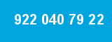 922 040 79 22